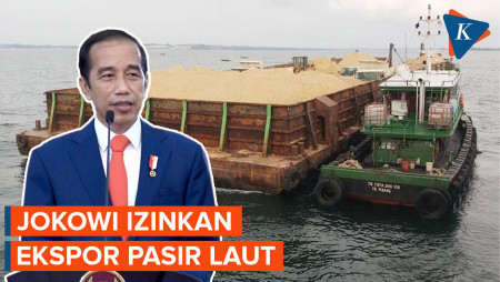 Jokowi Beri Izin Ekspor Pasir Laut, KKP Sebut Akan ada…