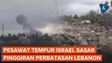 Perbatasan Lebanon-Israel Tegang, IDF Kerahkan Jet Tempur Sasar Pinggiran Kota