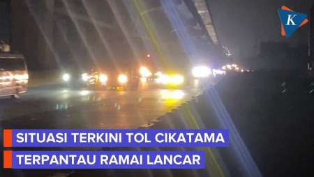 Info Mudik 2026: Situasi Terkini Tol Cikatama Terpantau Ramai Lancar Seminggu Jelang Lebaran