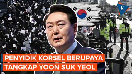 Presiden Yoon Suk-yeol Diburu Penyidik Korea Selatan untuk Ditangkap