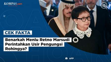 Benarkah Menlu Retno Marsudi Perintahkan Usir Pengungsi Rohingya?