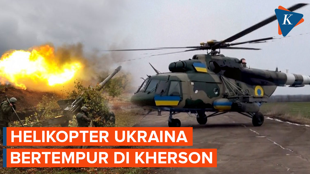 Pasukan Ukraina Siapkan Helikopter untuk Pertempuran di Wilayah  Kherson