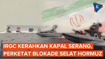 Perang Iran-AS Memanas! Kapal Serang IRGC Patroli di Selat Hormuz