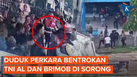 Duduk Perkara TNI AL Bentrok dengan Brimob di Sorong, Berakhir Damai