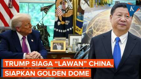 Trump Ancang-ancang "Lawan" China, Siapkan Pertahanan Rudal Golden Dome