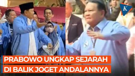 Kerap Berjoget, Prabowo Ungkap Sejarah Tariannya dari Sang Eyang