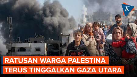 Lari dari Serangan Israel, Warga Palestina Terus Tinggalkan Gaza Utara