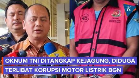 Oknum TNI Ditahan Kejagung, Diduga Ikut Korupsi Motor Listrik BGN Rp 1,2 Triliun