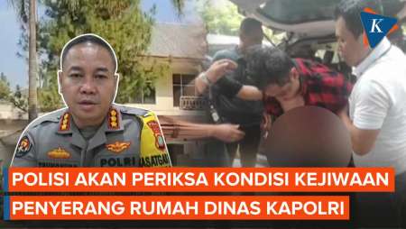 Polisi Periksa Kejiwaan Pria yang Serang Penjaga Rumah Kapolri