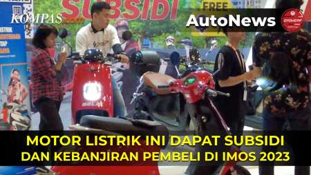 Motor Listrik Subsidi Kebanjiran Pembeli di IMOS 2023