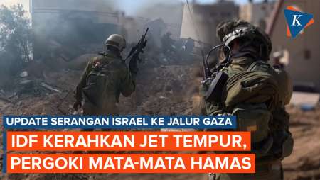 IDF Serang 3 Wilayah, Kerahkan Jet Tempur untuk Ledakkan Bangunan dan Terowongan Hamas