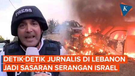 Detik-detik Serangan Israel ke Sekelompok Jurnalis di Lebanon