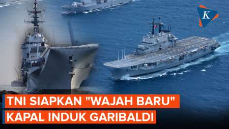 TNI AL Siapkan "Wajah Baru" Kapal Induk Garibaldi Jelang Ganti Nama Jadi KRI Sriwijaya 