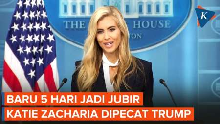 Baru 5 Hari Menjabat, Jubir Gedung Putih Katie Zacharia Kini Dipecat