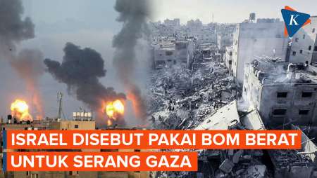 Israel Diyakini Pakai Bom Seberat 910 Kg untuk Serang Gaza, HAM PBB: Israel Langgar Hukum Perang