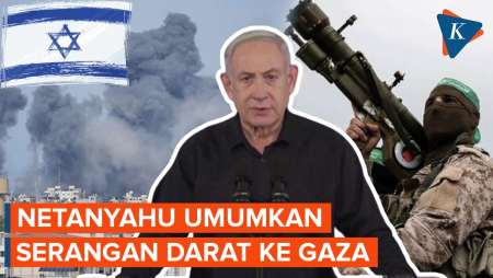 PM Israel Umumkan Akan Lancarkan Serangan Darat ke Gaza Tapi Rahasiakan Waktu