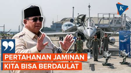 Serahkan Jet Tempur Rafale Ke TNI, Prabowo: Pertahanan Jaminan Kita Berdaulat