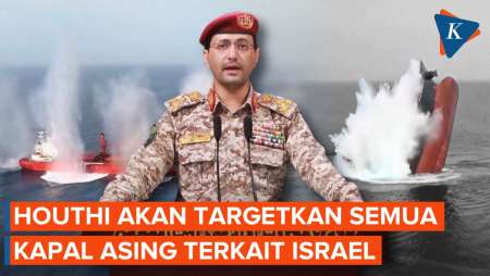 Houthi Peringatkan Akan Targetkan Semua Kapal Asing Terkait Israel