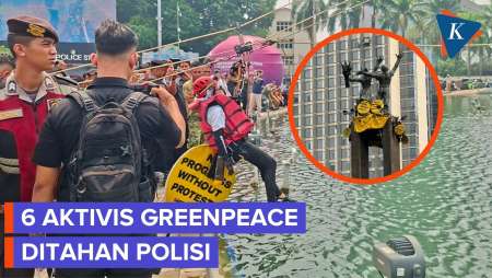 Polisi Masih Tahan 6 Aktivis Greenpeace, 5 Sudah Dipulangkan