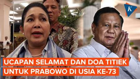 Seuntai Doa dari Titiek Soeharto di Ulang Tahun Prabowo