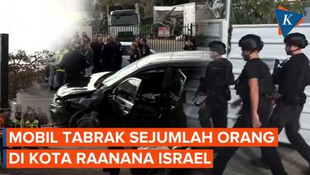 Sebuah Mobil Tabrak Orang-orang di Raanana Israel, 18 Orang Terluka