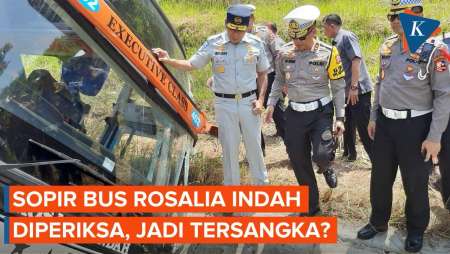 Sopir Bus Rosalia Indah di Kecelakaan Tol Batang Diperiksa, Jadi Tersangka?
