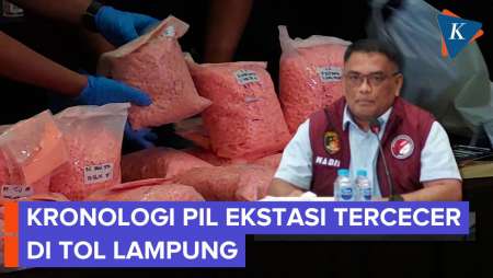 Sopir Pembawa Pil Ekstasi Sempat Nyabu Sebelum Kecelakaan Di Tol Lampung