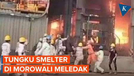 Tungku Smelter PT ITSS Morowali Meledak, Puluhan Pekerja Jadi Korban