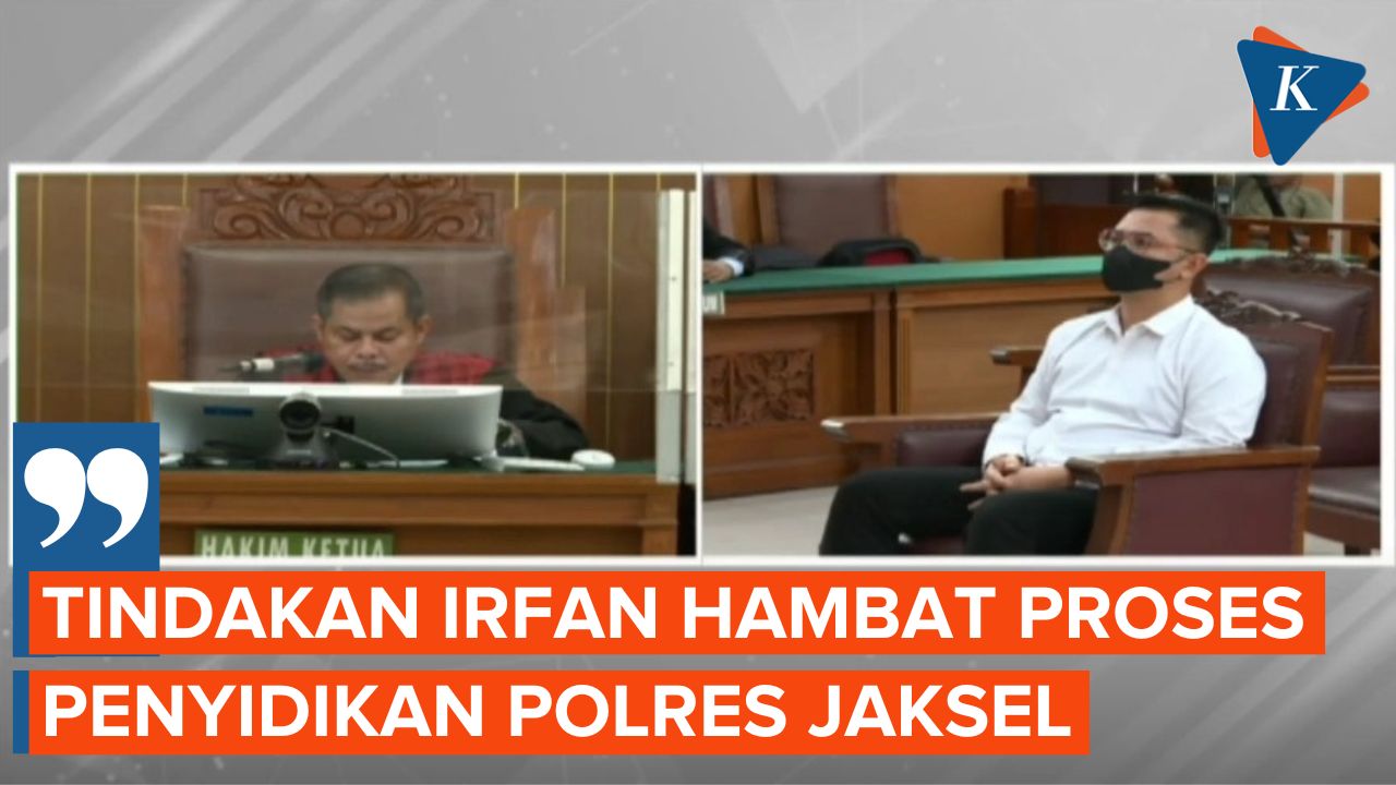 Hakim: Irfan Widyanto Tak Punya Hak Ganti DVR CCTV Rumah Sambo