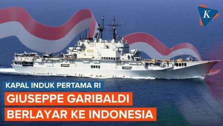 Calon Kapal Induk Pertama Indonesia, Giuseppe Garibaldi, Mulai Berlayar ke Tanah Air