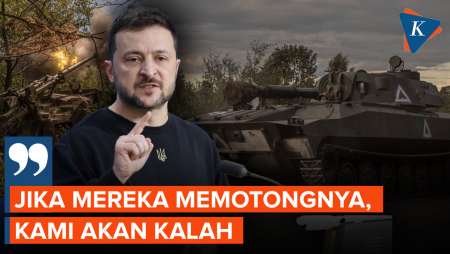 Zelensky Akui Ukraina Bakal Kalah Lawan Rusia jika AS Pangkas Bantuan