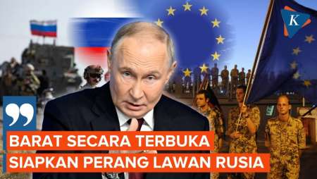Putin Tuduh Barat Persiapkan Perang Lawan Rusia, Moskwa Tak Akan Tinggal Diam!