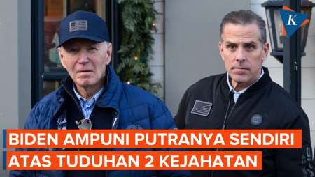 Biden Berubah Pikiran, Beri Pengampunan ke Putranya, Hunter