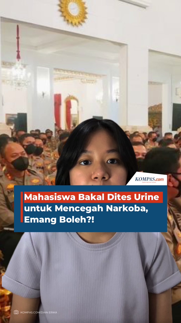Mahasiswa di Jakarta Siap-siap, Polisi Bakal Tes Urine Sebulan Sekali