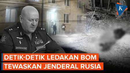 Detik-detik Ledakan Bom yang Tewaskan Kepala Pasukan Pertahanan Nuklir Rusia