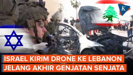 Israel Luncurkan Serangan Drone ke Lebanon Jelang Batas Penarikan Gencatan Senjata