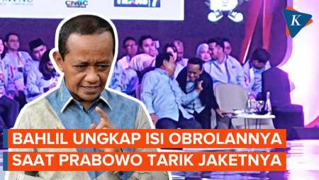 Terungkap Obrolan Prabowo dan Bahlil di Momen 