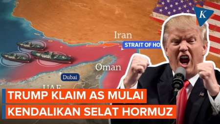 Trump Klaim AS Mulai Kendalikan Selat Hormuz