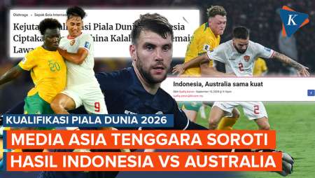 Puja-puji Media Asia Tenggara Sorot Hasil Timnas Indonesia Vs Australia