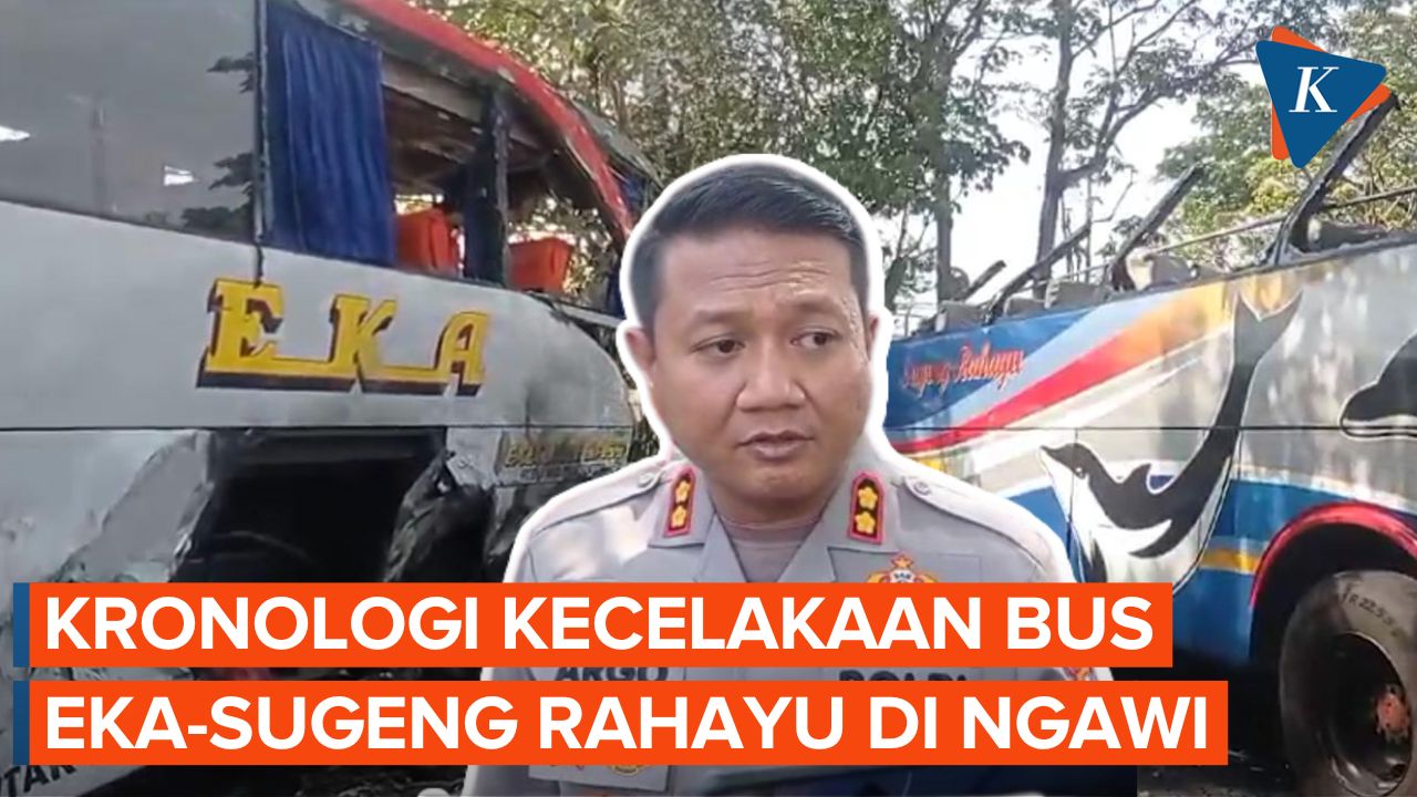 Kronologi Kecelakaan Bus Di Geneng Ngawi Bus Eka Vs Sugeng Rahayu 9279