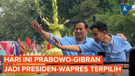 Hari Ini Prabowo-Gibran Jadi Presiden-Wapres Terpilih, Dihadiri Paslon 1-3 dan Jokowi?