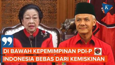 Hadir secara Virtual, Megawati Yakin Kemenangan PDI-P Lepaskan Indonesia dari Kemiskinan