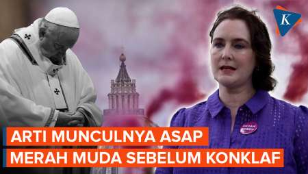 Muncul Asap Merah Muda Sebelum Konklaf Vatikan Berlangsung, Apa Artinya?