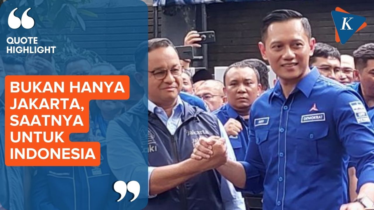 AHY Apresiasi Kinerja Anies Semasa Lima Tahun Menjabat sebagai Gubernur DKI