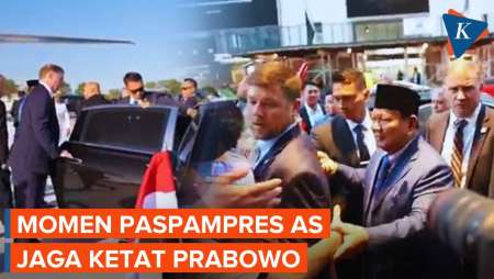 Momen Paspampres AS Kawal Ketat Presiden Prabowo