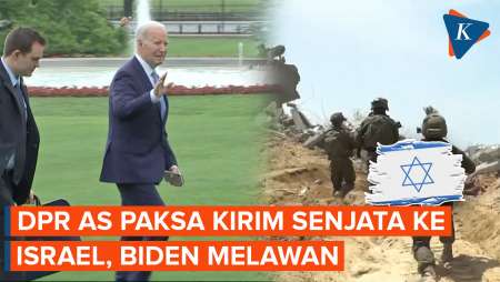 Biden Siap Lawan DPR AS yang Paksa Kirim Senjata ke Israel