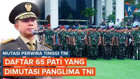 Panglima TNI Mutasi 65 Pati dari Tiga Matra, Ini Daftarnya