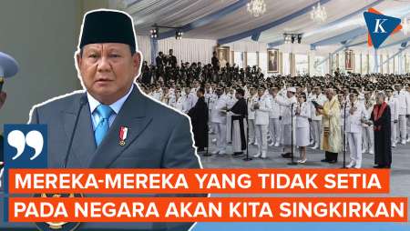 Akui Banyak Penyelewengan, Prabowo Peringatkan Pejabat untuk Bersih-bersih