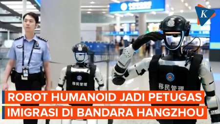 Inovasi Imigrasi di China: Pasang Robot Humanoid & Konter Multibahasa di Bandara