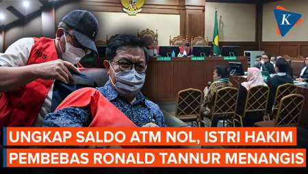 Tangis Istri Hakim Pembebas Ronald Tannur, Sedih Lihat Saldo ATM Nol